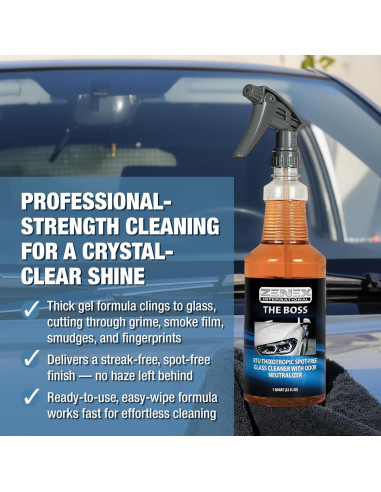 Limpiador de Vidrios Zenex The Boss - 2 Botellas de 946 ml