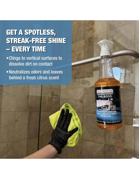 Limpiador de Vidrios Zenex The Boss - 2 Botellas de 946 ml Limpiador de Vidrios Zenex The Boss - 2 Botellas de 946 ml