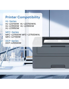 Cartucho de Tóner Negro Compatible Snowflake TN770 - Paquete de 2 2