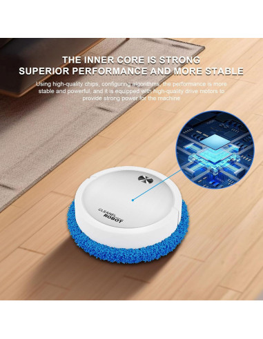 Robot Aspiradora y Mopa Genérico SDJ1007, 2 en 1, 60 min