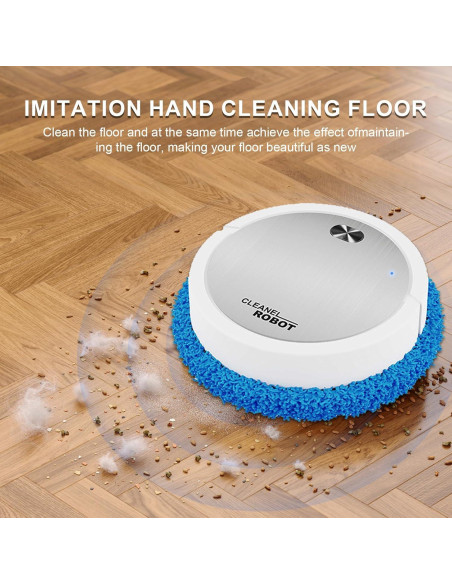 Robot Aspiradora y Mopa Genérico SDJ1007, 2 en 1, 60 min