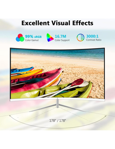 Monitor Curvo Z-Edge U27C 27" Full HD 1080P 100Hz