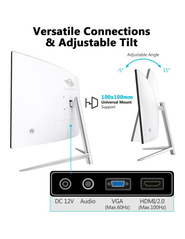 Monitor Curvo Z-Edge U27C 27" Full HD 1080P 100Hz