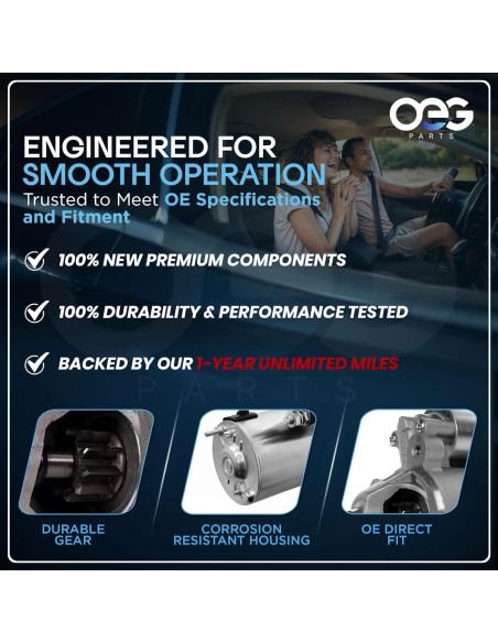 Motor de Arranque OEG 12V Compatible Volvo S60 V70 XC90