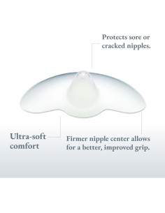 Escudo de pezón Ameda 24mm silicona lavable piel a piel 2