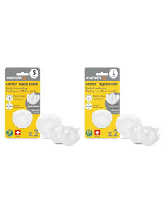 Protectores de Pezón Medela 16mm y 24mm con Estuche de Transporte