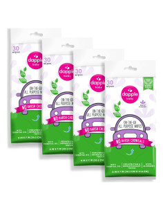 Toallitas Multiusos Dapple Baby Lavanda Hipoalergénicas 30 Unidades