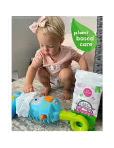 Toallitas Multiusos Dapple Baby Lavanda Hipoalergénicas 30 Unidades 2