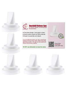 Válvulas de Pico de Pato Nenesupply 5 Pcs para Medela y Spectra