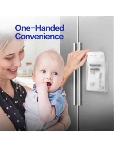 Soporte Magnético para Bolsas de Leche Materna XGKCNHOM 10x2.5x15cm 2