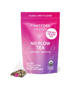 Té de Salvia Orgánica Pink Stork No Flow - 15 Bolsitas
