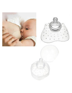 Escudo de Pezón Silicona Suave para Lactancia - 1 Paquete
