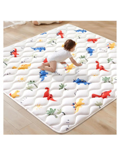 Alfombra de Juego VIVIDVIBEBEARPAS 127x127 cm Antideslizante