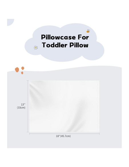 Funda de Almohada Algodón 100% Sueño Profundo 33x46 cm