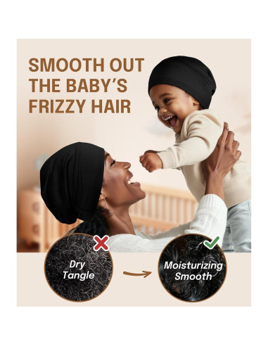 Bonete de Dormir Fittia para Bebés 0-6 Meses, Satén Suave