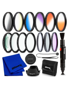 Kit de Filtros de Lente Ultimaxx 55MM: 6 Graduales + UV, CPL, Macro