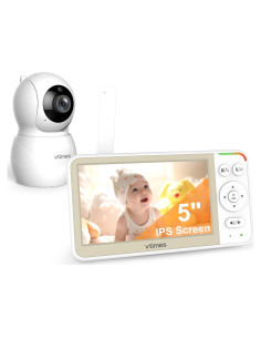 Monitor de Bebé VTimes VT506 con Cámara y Audio 5"