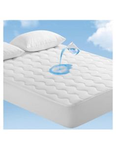 Almohadilla de Colchón Frío Elegear Queen Impermeable 3D