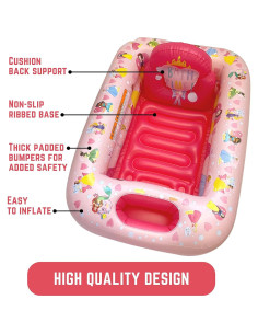 Bañera Inflable Disney Princess Loving Life 76.2x53.3 cm 2