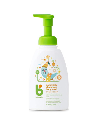 Champú y Jabón Corporal para Bebés Babyganics 453g