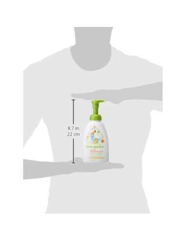 Champú y Jabón Corporal para Bebés Babyganics 453g