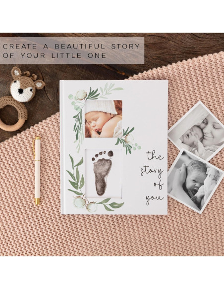 Libro de Recuerdos para Bebés Minimalista - 60 Páginas