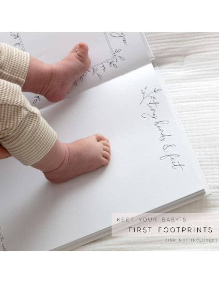 Libro de Recuerdos para Bebés Minimalista - 60 Páginas