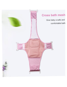 Soporte de Malla para Baño Beaupretty Rosa 96x66 cm 2