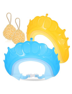 Gorro Protector para Baño de Bebé KALLORY Ajustable Suave