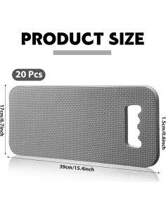 Riakrum Almohadillas de Jardín 20 Pcs Espuma Impermeable 39x17 cm 2