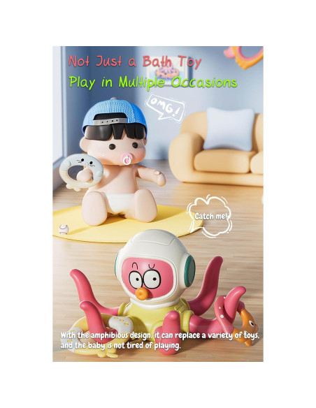 Juego de Lanzamiento de Anillos de Pulpo Rinnland - 5 Anillos Marinos Juego de Lanzamiento de Anillos de Pulpo Rinnland - 5 Anillos Marinos