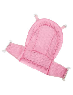 Cojín de Baño para Bebés Ajustable Algodón Rojo Claro 63x48 cm