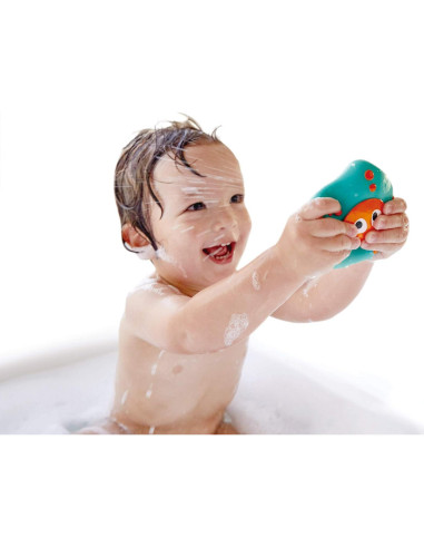 Juguetes de Baño Hape Pulpo y Estrella de Mar Silicona 18cm