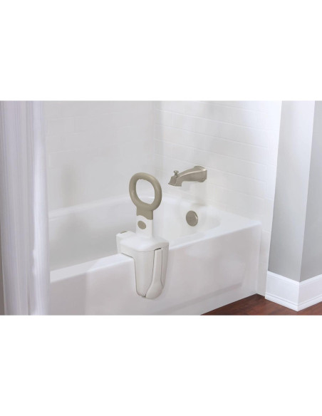 Agarre de Bañera Ajustable Moen DN7175 Seguridad Glaciar