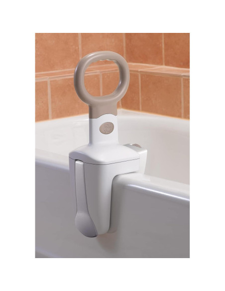 Agarre de Bañera Ajustable Moen DN7175 Seguridad Glaciar