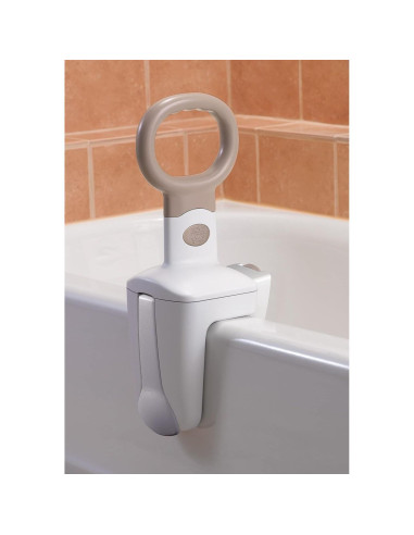 Agarre de Bañera Ajustable Moen DN7175 Seguridad Glaciar