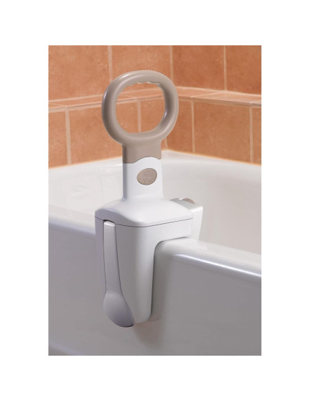 Agarre de Bañera Ajustable Moen DN7175 Seguridad Glaciar