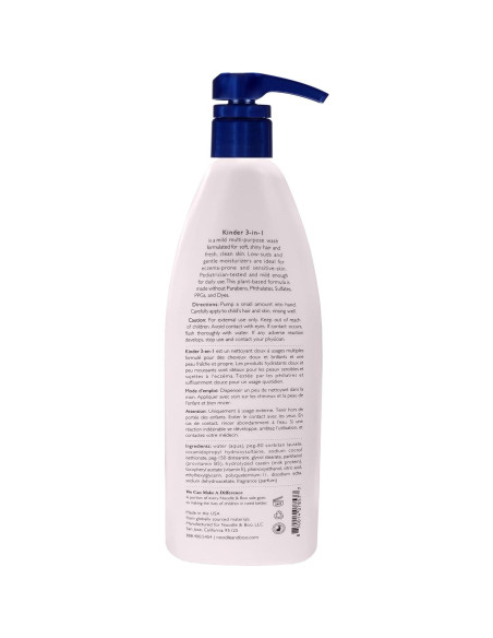 Acondicionador y Gel de Baño 3 en 1 Noodle & Boo Kinder 473 ml