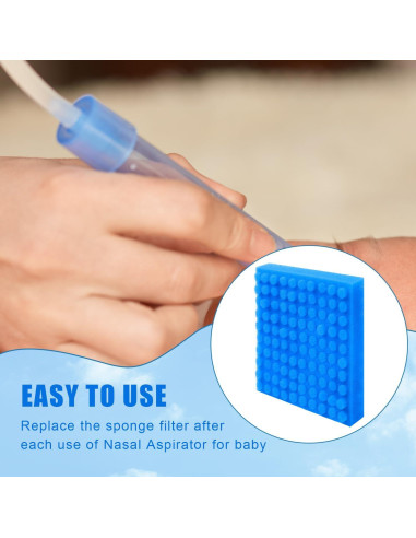 200 Filtros de Esponja para Aspirador Nasal Bebé TOYMIS