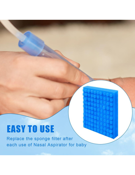200 Filtros de Esponja para Aspirador Nasal Bebé TOYMIS