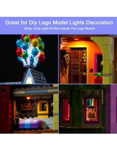 Kit de Luz LED Hilighting para Lego Disney 'Up' 14.22x11.43cm 2