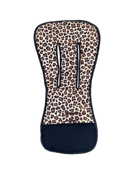 Funda de Carrito de Bebé Reversible Universal Leopardo 78x40cm