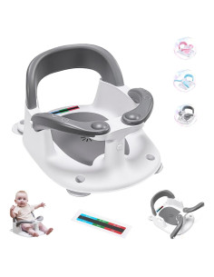 Asiento de baño Wddbb para bebés 6-12 meses con ventosas