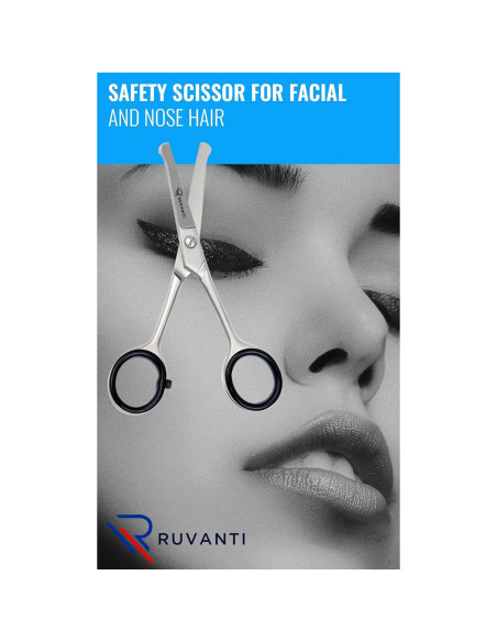 Tijeras de Corte para Niños Ruvanti 13.2 cm Acero Inoxidable