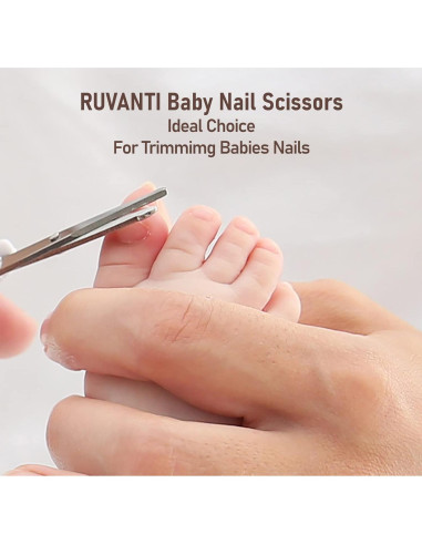 Tijeras de Corte para Niños Ruvanti 13.2 cm Acero Inoxidable
