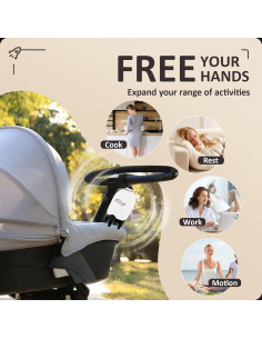 Balanceador Portátil para Bebés CPOTAM con Vibración Ajustable 2