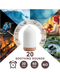 Difusor de Cerámica y Máquina de Sonido Gooamp WN-200ML 200ml 2