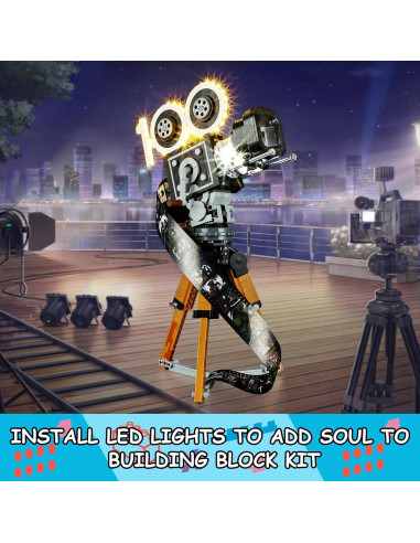 Kit de Luz LED Mililier para Lego 43230 Set Cámara Disney