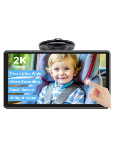 Monitor de Bebé ZGZUXO T6 7" HD con Visión Nocturna