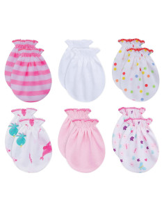 Manoplas RATIVE 100% Algodón para Bebés 0-6 Meses